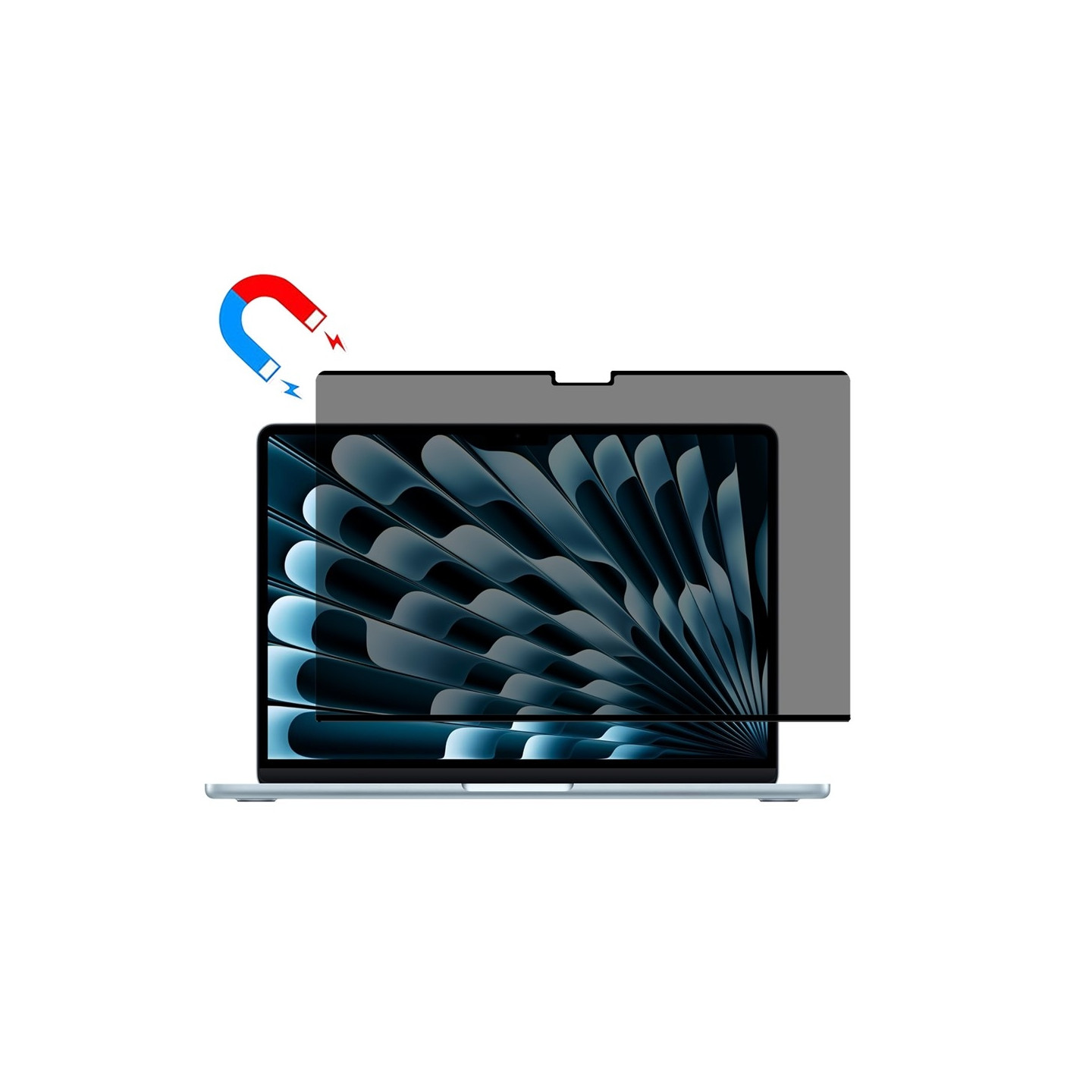 Näytönsuoja, yksityisyyttä ja vakoilua estävä, MacBook Air 15 tuuman 2025 M4 A3241 2024 M3 A3114 2023 M2 A2941 -tietokoneelle