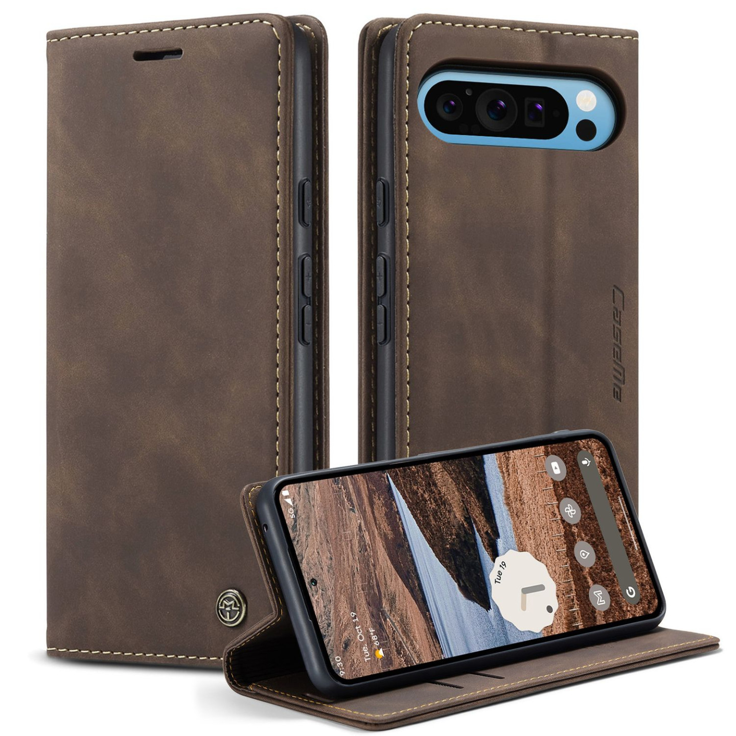 CASEME For Google Pixel 10 Pro XL Etui med Stativ