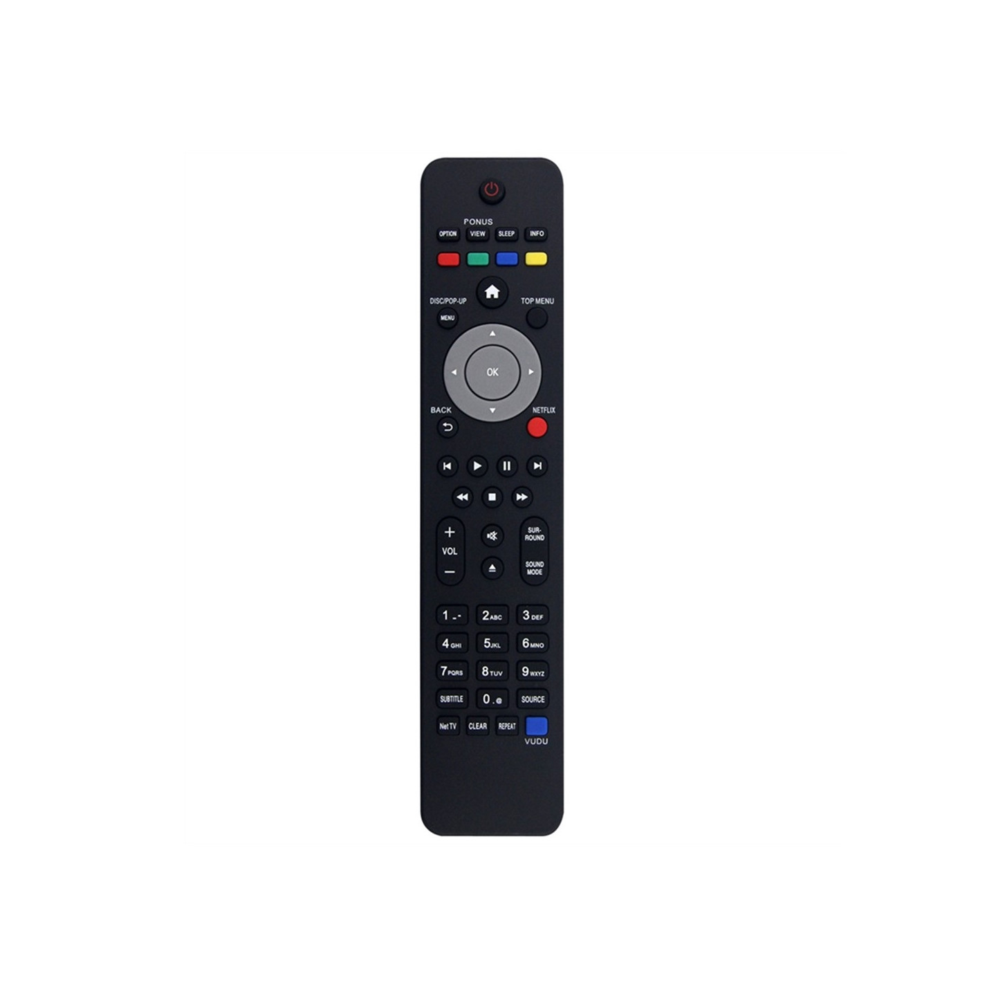 Remote Control Replacement for NC201 For Philips Blu-Ray DVD Home Theater System