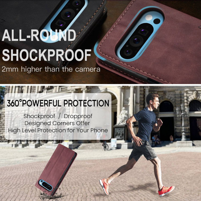 CASEME För Google Pixel 10 Pro XL Fodral Stativ Telefonfodral