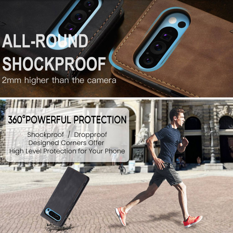 CASEME För Google Pixel 10 Pro XL Fodral Stativ Telefonfodral