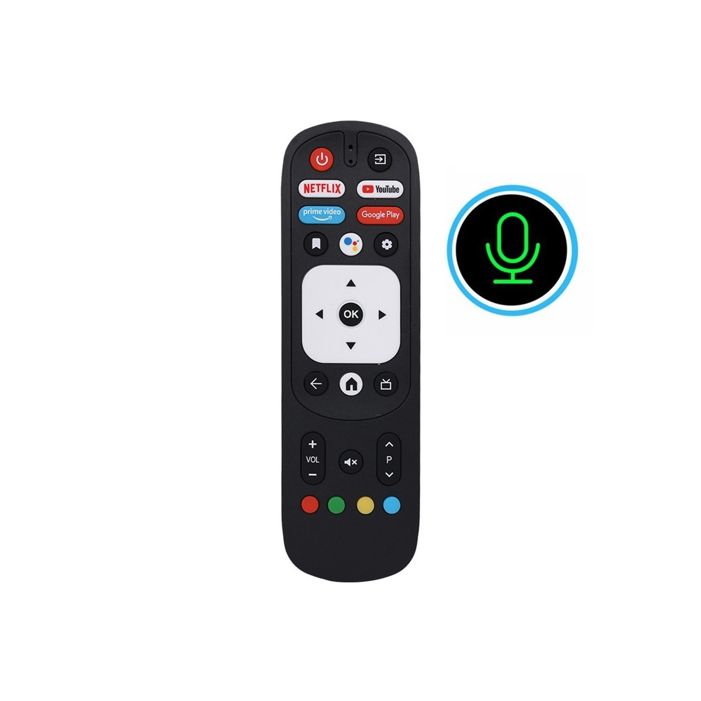 Remote Control Replacement for RM-C3287 For JVC TV Voice Activated