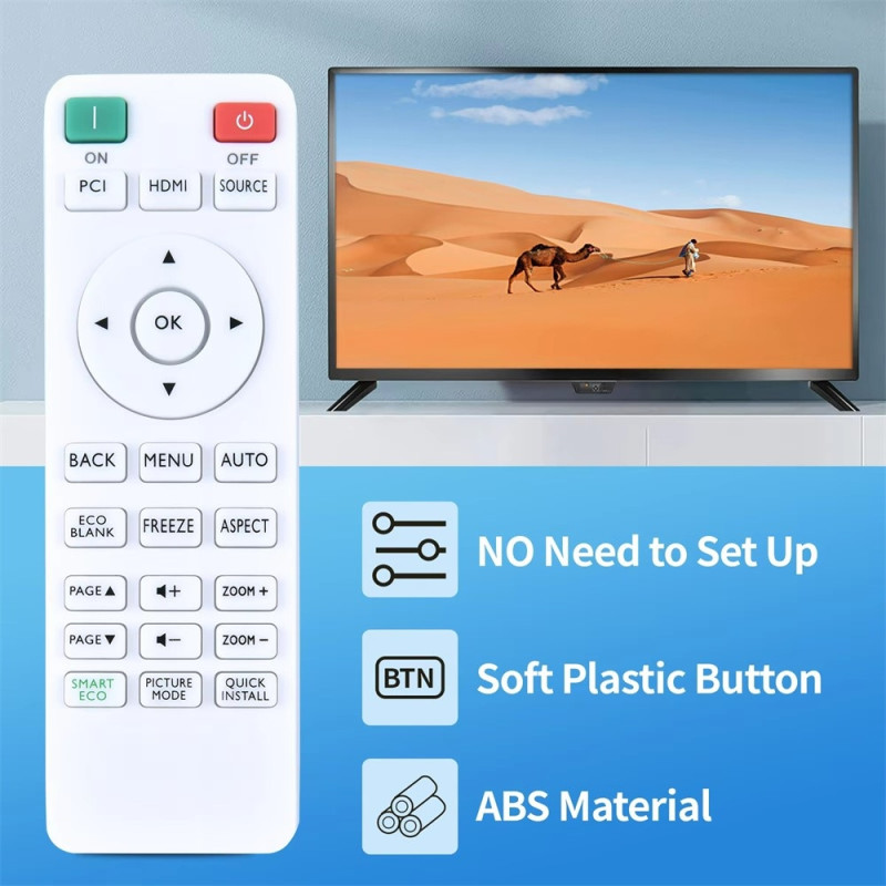 BENQ-projektorin RCX016-kaukosäätimen vaihto-osa