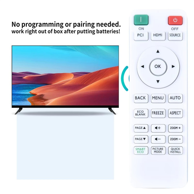 Remote Control Replacement For RCX016 for BENQ Projector