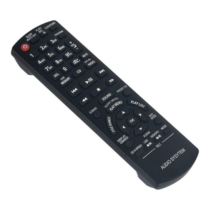 Fjärrkontroll Ersättning för N2QAYB000637 För Panasonic Audio Player