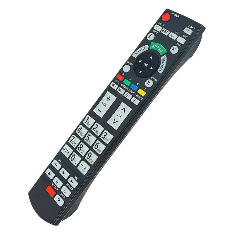 Kaukosäätimen korvaava N2QAYB000777 Panasonic TV:lle