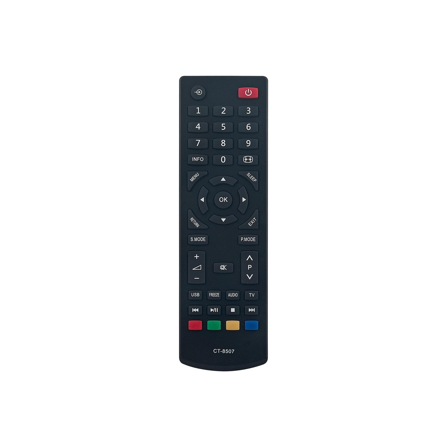 Kaukosäätimen vaihto CT-8507:lle Toshiba TV:lle