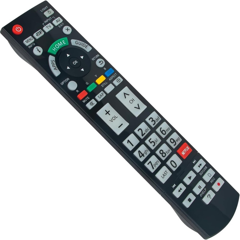 Remote Control Replacement for N2QAYB000932 For Panasonic TV
