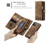 CASEME iPhone 13 Retro plånboksfodral - Brun