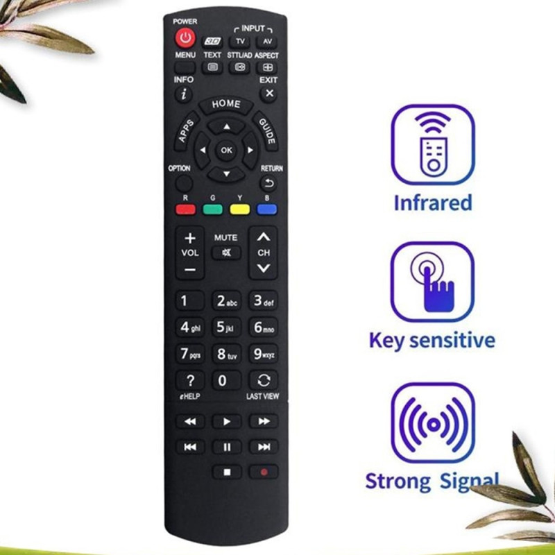 Remote Control Replacement for N2QAYB000933 For Panasonic TV