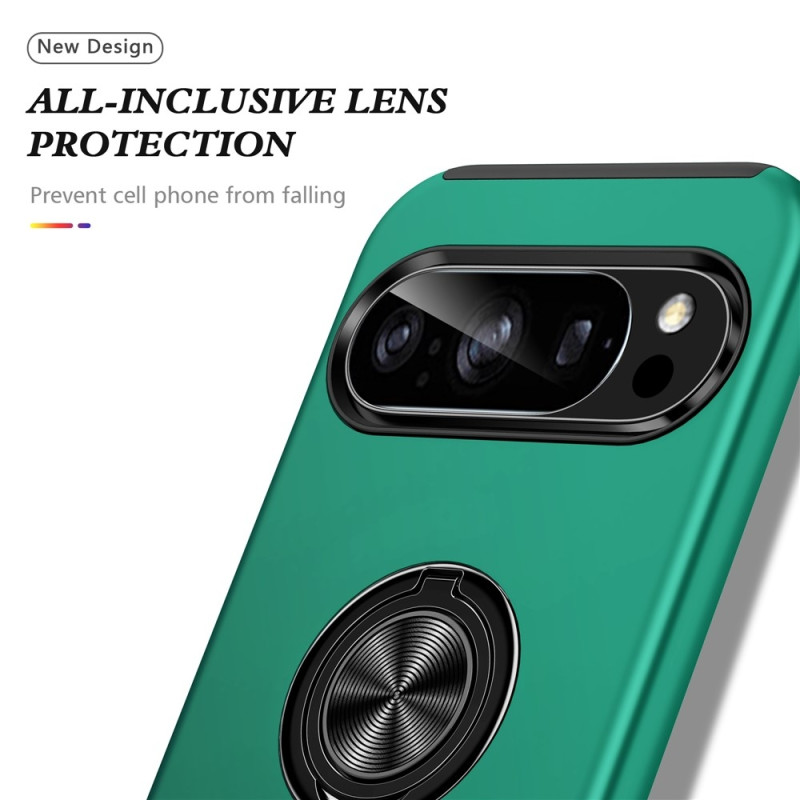 Til Pixel 10 Pro / Pixel 10 Deksel Hybriddeksel med Finger Ring -