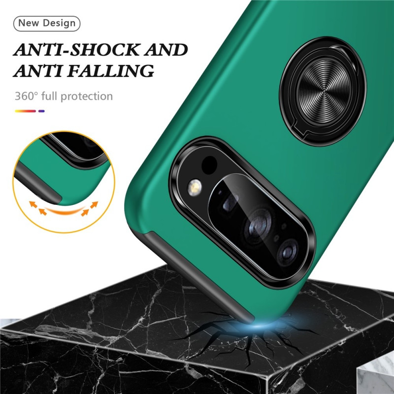 For Google Pixel 10 Pro / Pixel 10 Skal Finger Ring Kickstand Hybrid Case -