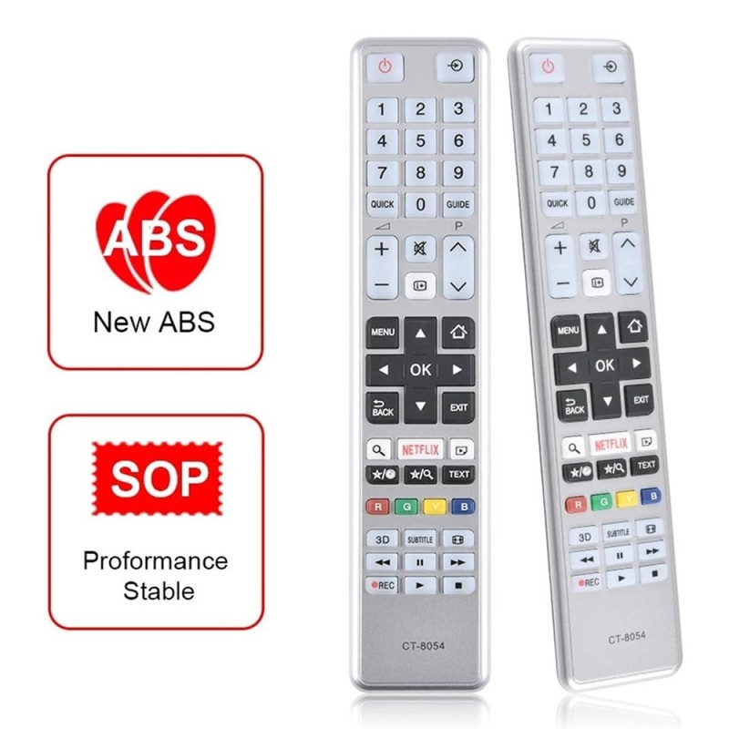 Kaukosäätimen vaihto CT-8054:lle Toshiba TV:lle