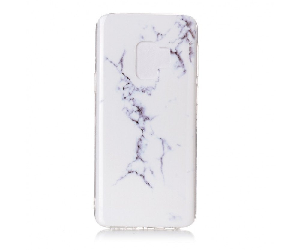 MTK Samsung Galaxy S9 SM-G960 TPU Marmor - White Marble