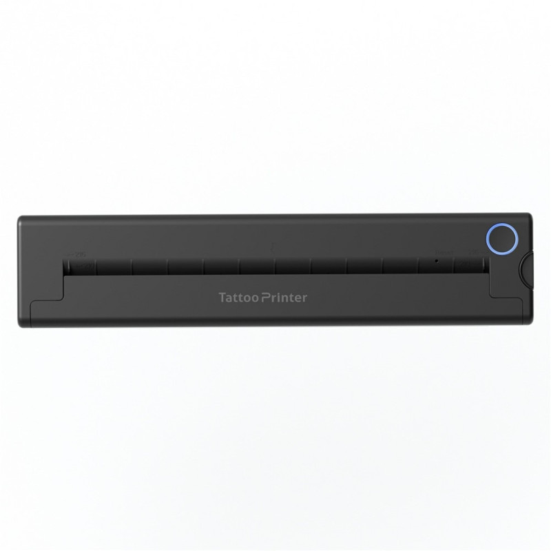 A46 Bärbar Mini Skrivare Trådlös BT Termisk Tatueringsskrivare med 10 st papper