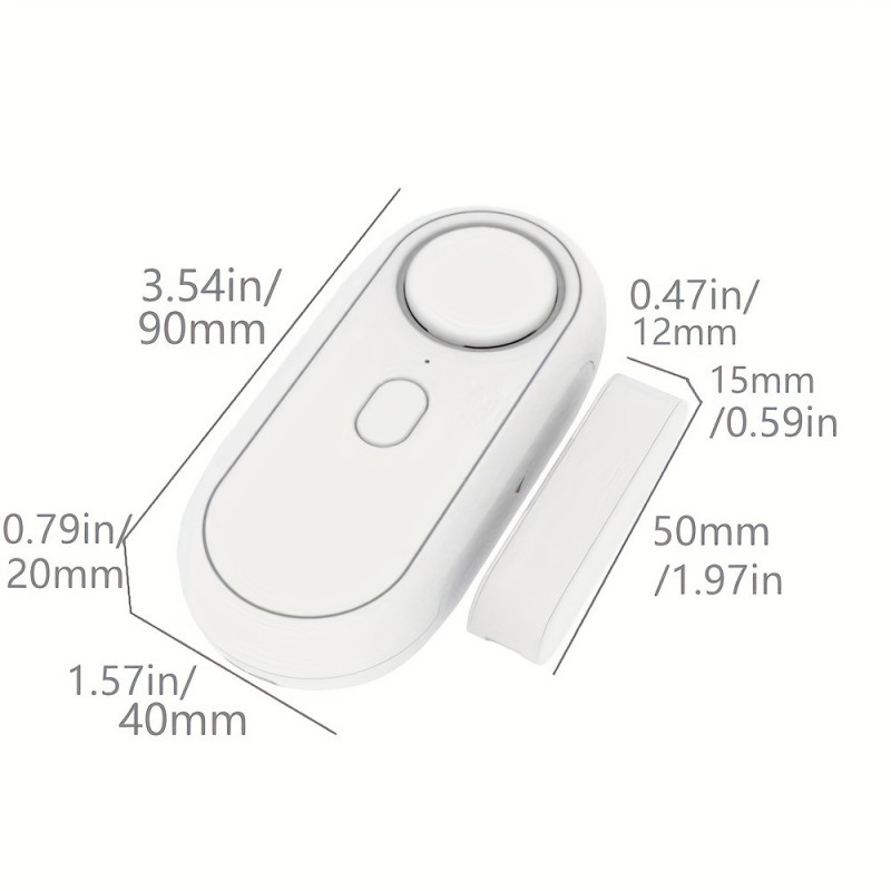 Larm Dörr Sensor Hög decibel Fönster Dörrar Stöldskyddssystem med fjärrkontroll