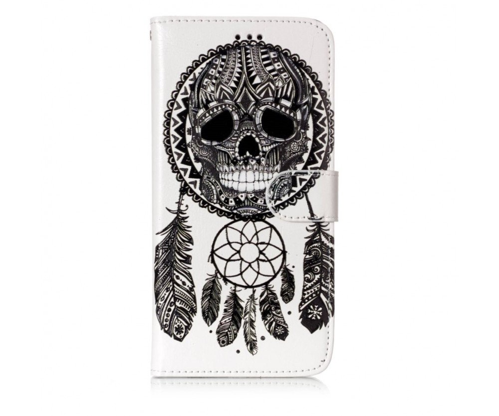 Samsung Galaxy S9 Plus Plånboksfodral - Skull Dream Catcher