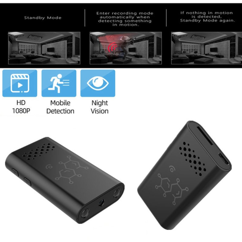 XF Mini trådløst WiFi-overvåkningskamera nattsyn fjernovervåking Android iOS