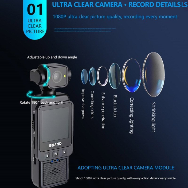 1,6" 1080P HD Actionkamera loopinspelning wifi-videokamera fyllnadslampa