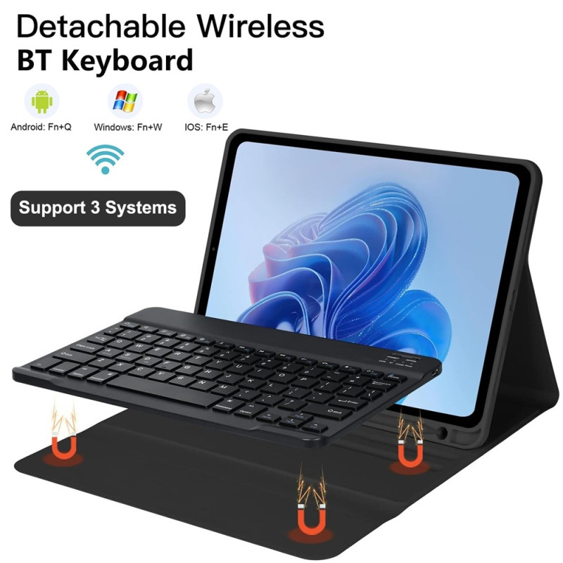 Keyboard Stand Cover til iPad Air 11 (2025) (2024) / iPad Air (2022) Bluetooth-kompatibel (EN)