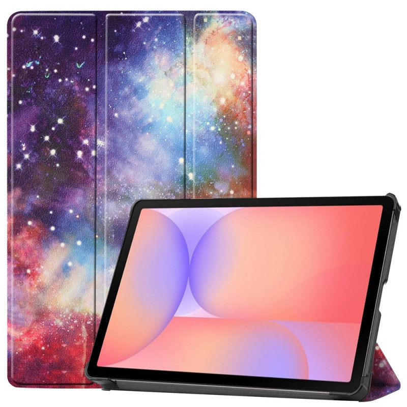 For Samsung Galaxy Tab S10 Lite / S10 FE / S9 FE Deksel med Mønster og Stativ - Galaxy