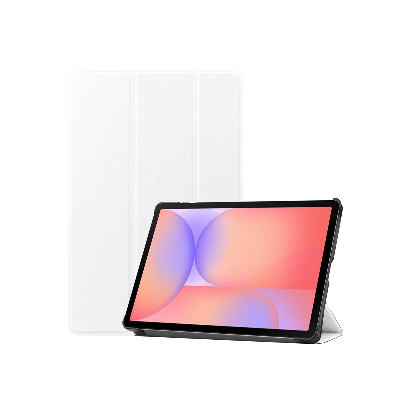 För Samsung Galaxy Tab S10 Lite / S10 FE / S9 FE Fodral med Stativ - Vit