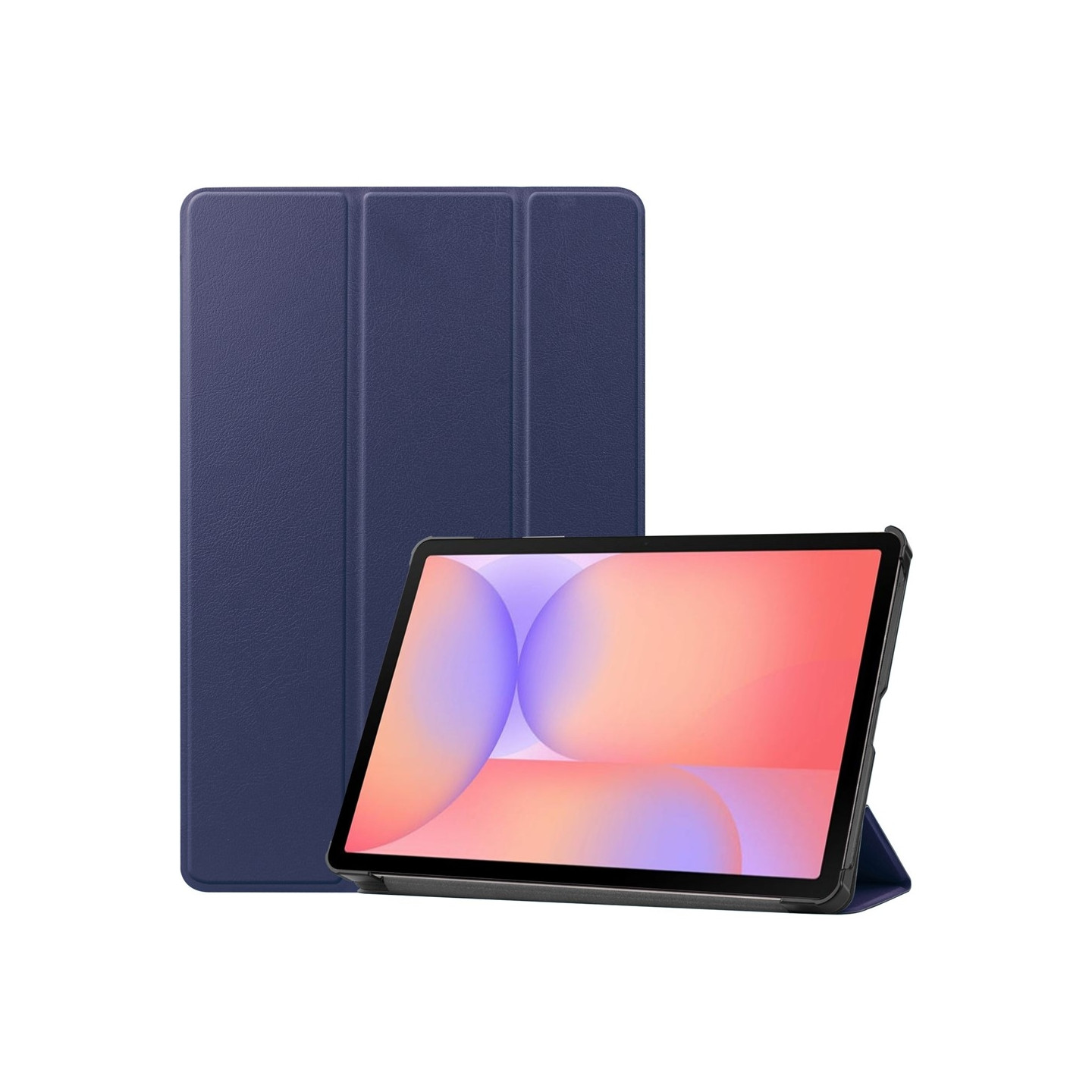 For Samsung Galaxy Tab S10 Lite / S10 FE / S9 FE Case with Stand - Dark Blue