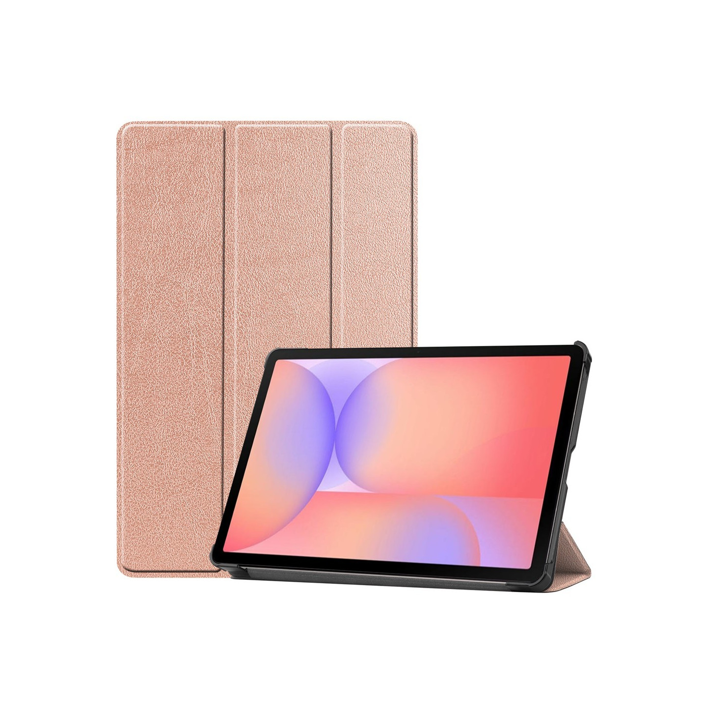 Til Samsung Galaxy Tab S10 Lite / S10 FE / S9 FE Etui med Stander - Rose Gold