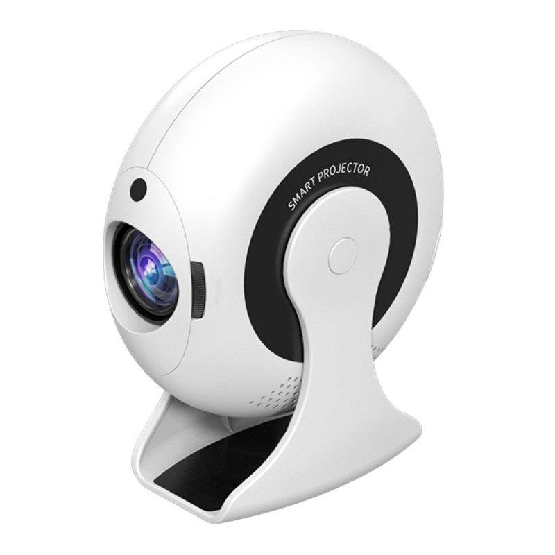 CD200 Projector 1GB+8GB Android 11.0 Home Theater 270 Degree Rotation LCD