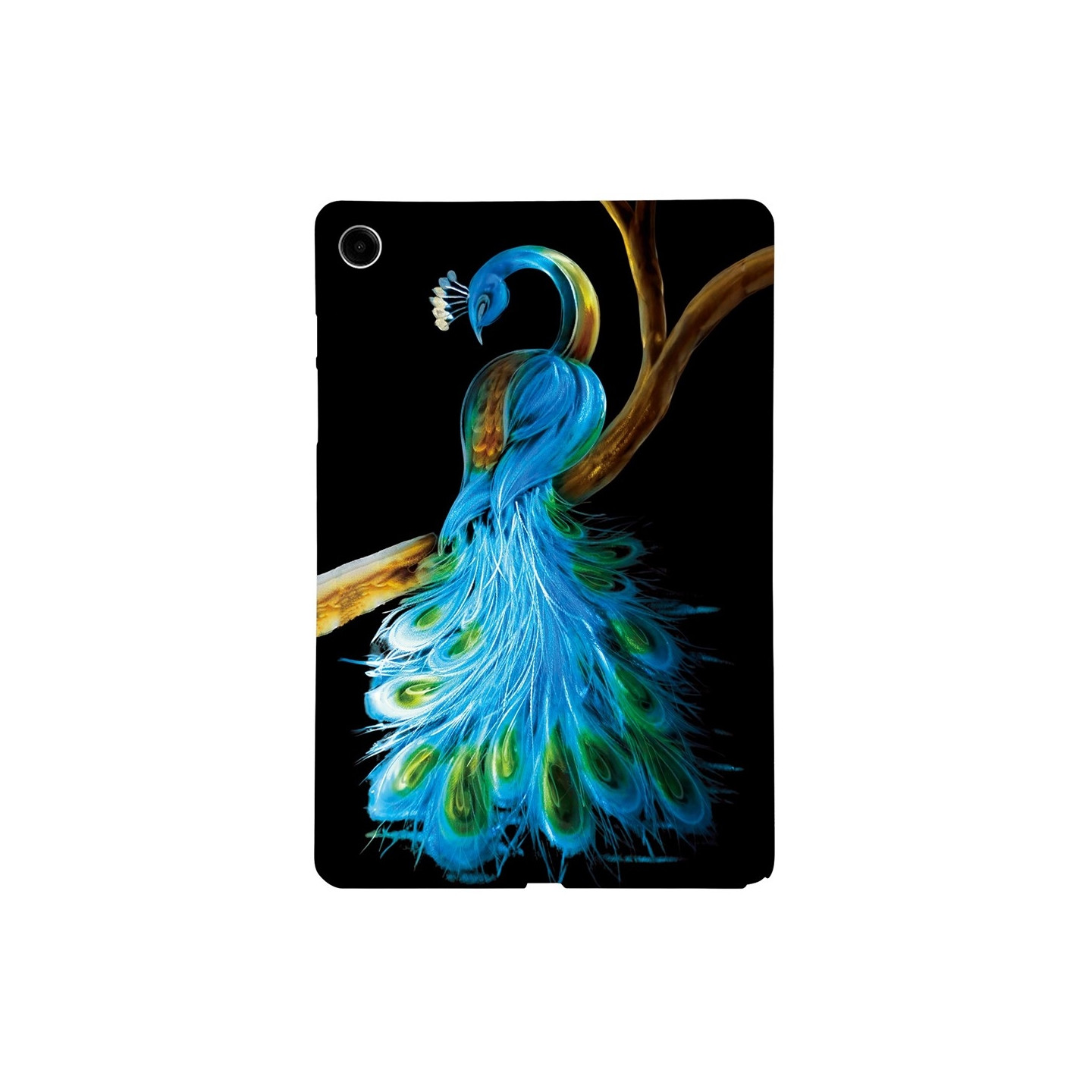 Til Samsung Galaxy Tab A11+ Etui Mønstertryk Slankt TPU Beskyttende Tablet Etui Peacock