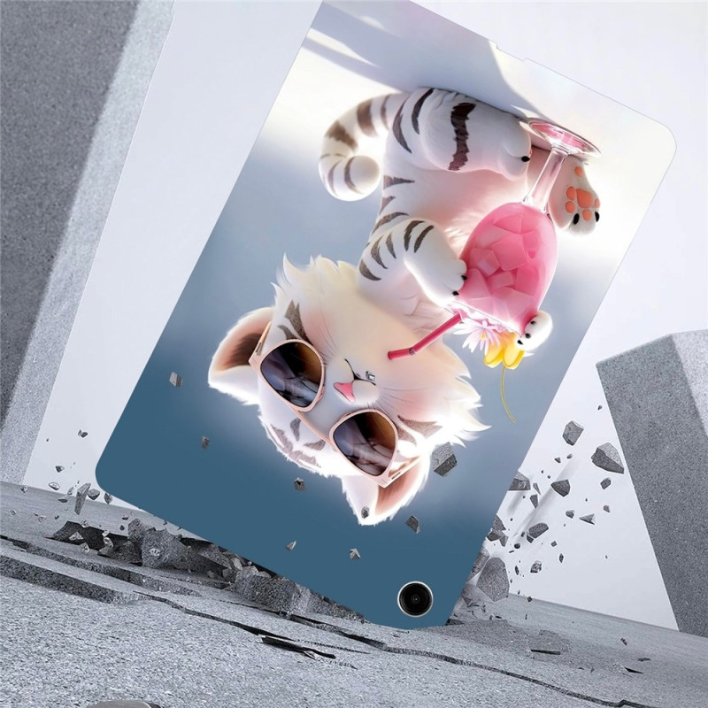 För Samsung Galaxy Tab A11+ Fodral Mönstertryck Slim TPU skal Tiger