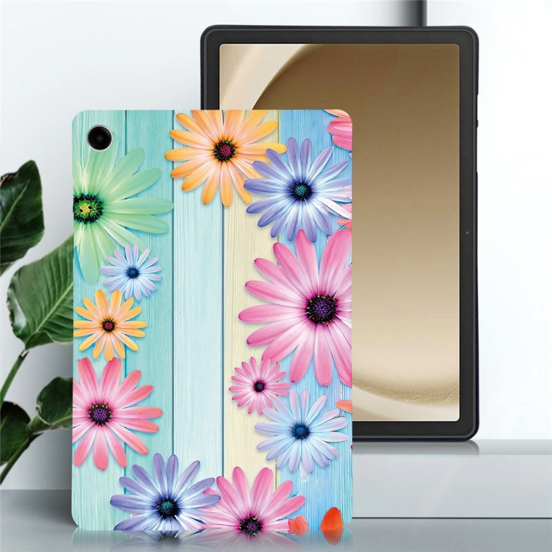 For Samsung Galaxy Tab A11+ Etui Mønstertrykk Slankt TPU Beskyttende Nettbrettetui Sunflower