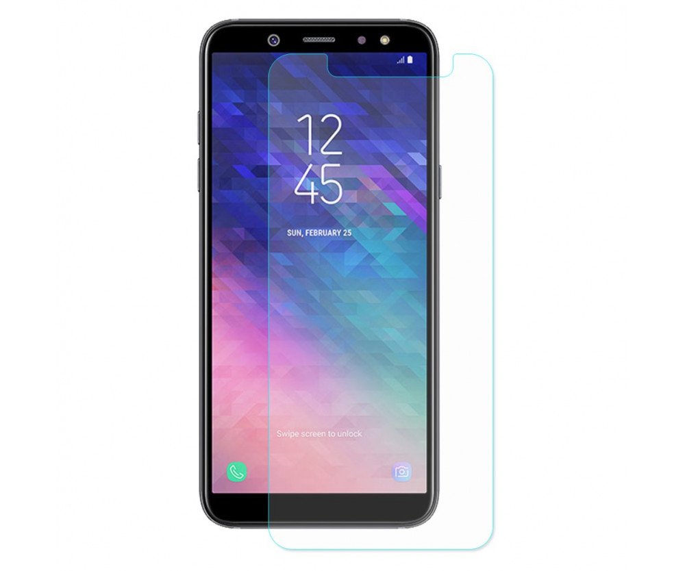 Samsung Galaxy A6 Plus (2018) Härdat glas 0,3mm