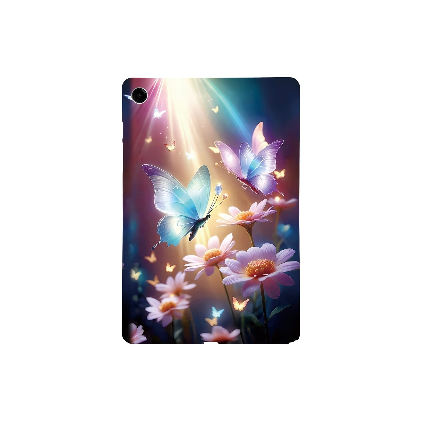 For Samsung Galaxy Tab A11+ Etui Mønstertrykk Slankt TPU Beskyttende Nettbrettetui Butterfly