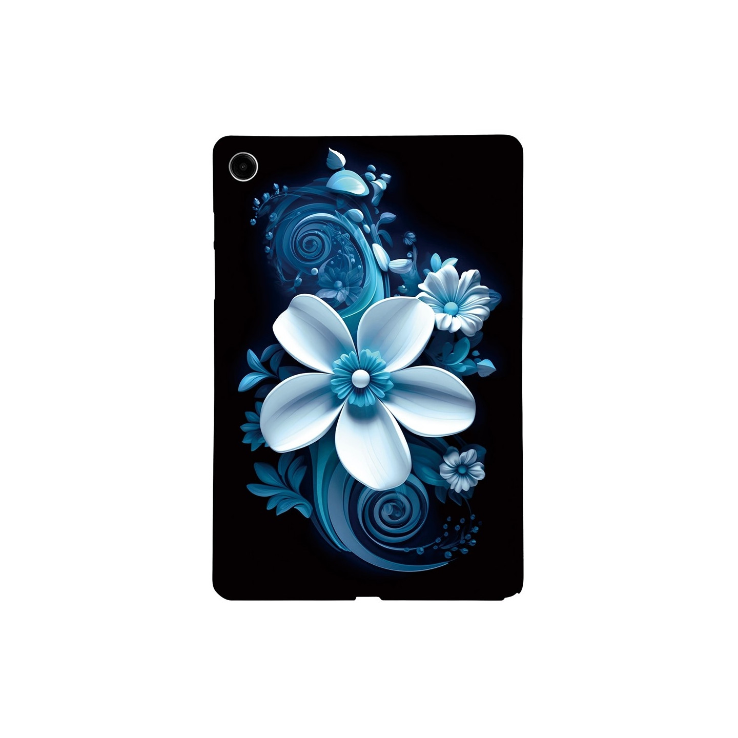 For Samsung Galaxy Tab A11+ Etui Mønstertrykk Slankt TPU Beskyttende Nettbrettetui Orchid