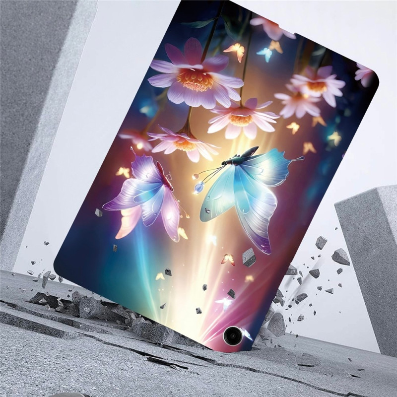 For Samsung Galaxy Tab A11+ Case Pattern Printing Slim TPU Protective Tablet Cover Butterfly