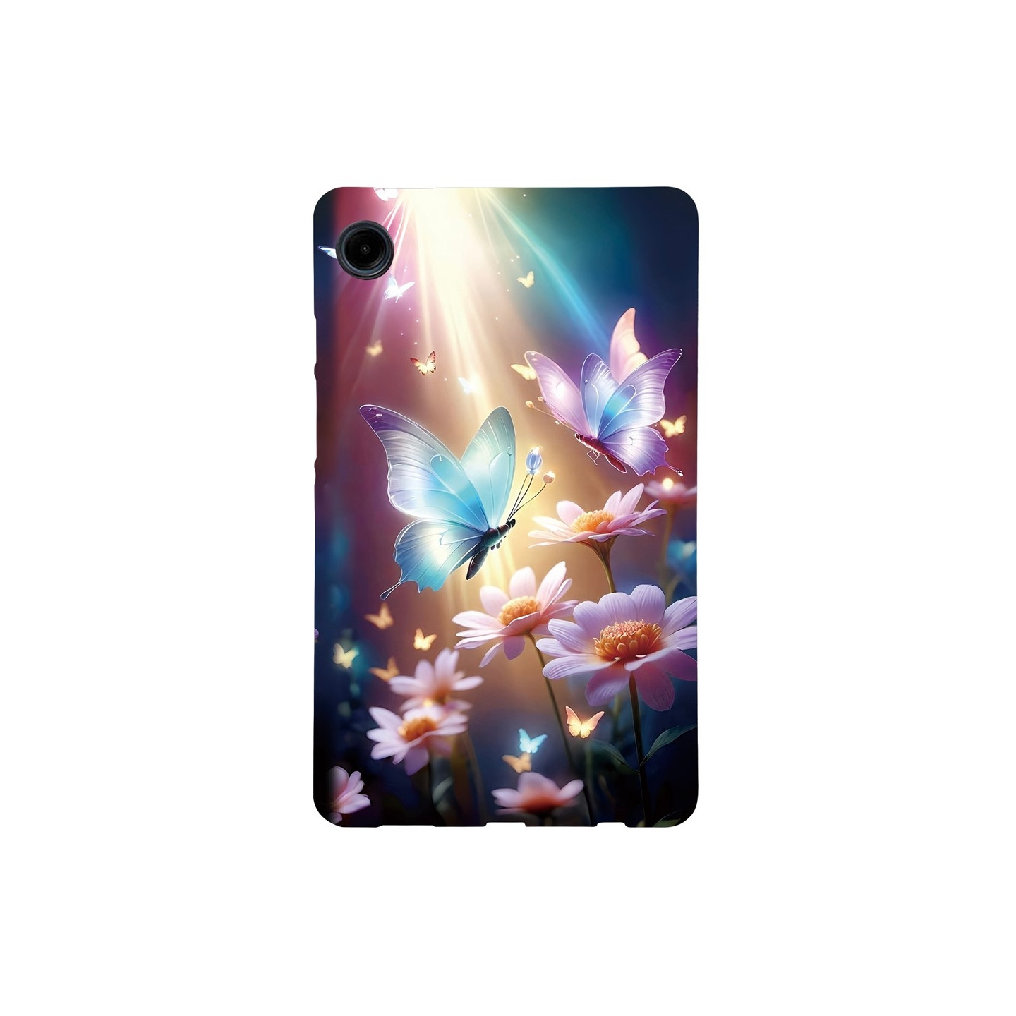 Samsung Galaxy Tab A11 / A9 Suojakotelo Kuviopainatus Ohut TPU Tablettisuojus Butterfly