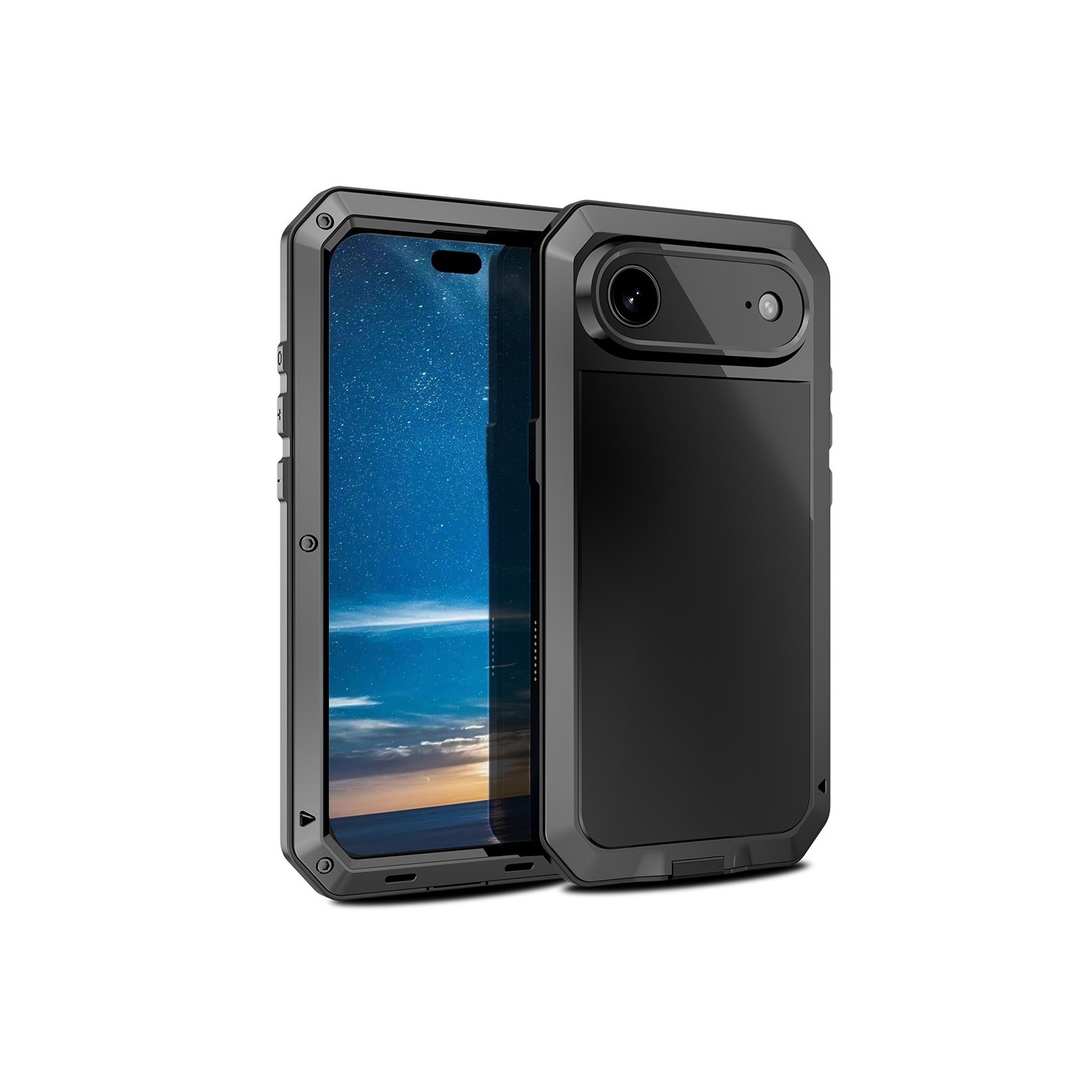 Heavy Duty Robust Hybrid Case Shell + Tempered Glass for iPhone Air