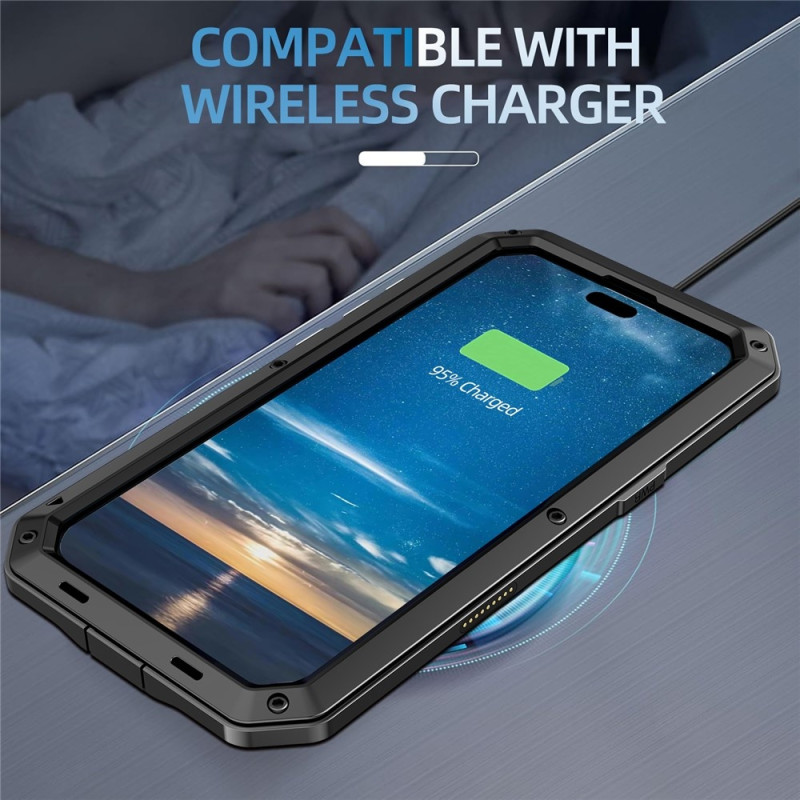Heavy Duty Robust Hybrid Cover Shell + hærdet glas til iPhone Air