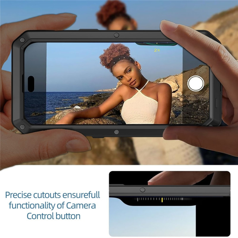 Heavy Duty Robust -hybridikotelo Shell + karkaistu lasi iPhone Air:lle