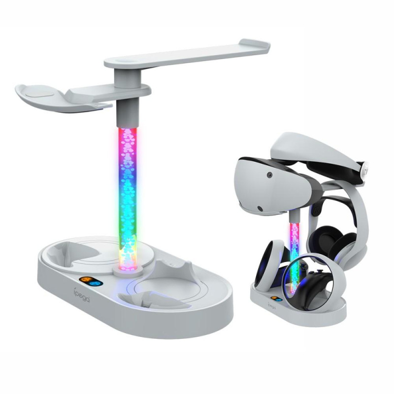 Laturi PS5 VR - kuulokkeiden latausnäyttötelineelle Kaksoisohjainasema