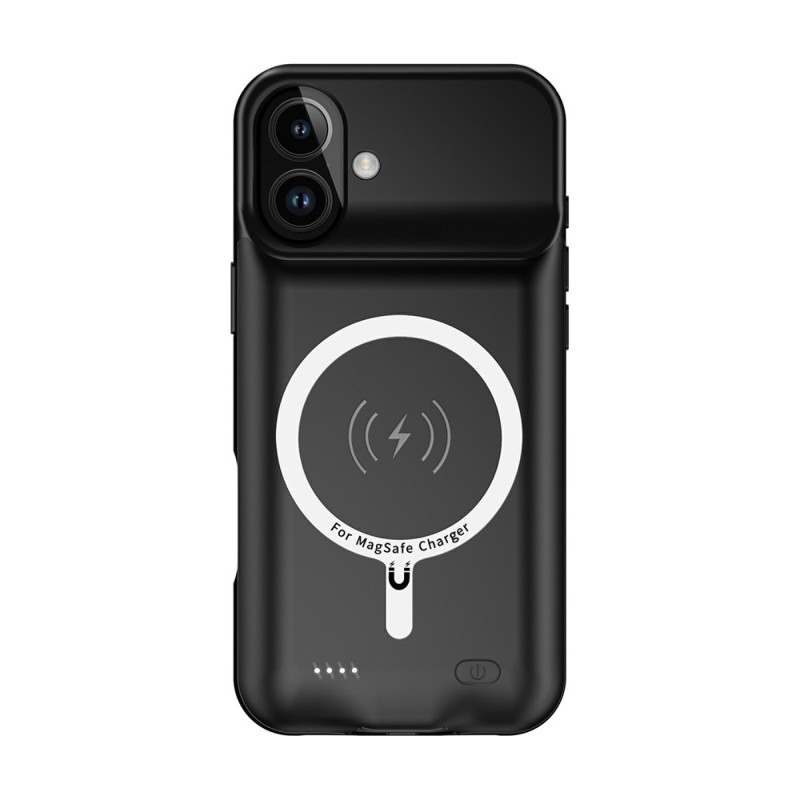 For iPhone 17 6000mAh Rechargeable Battery Shell Charging Case Powerbank