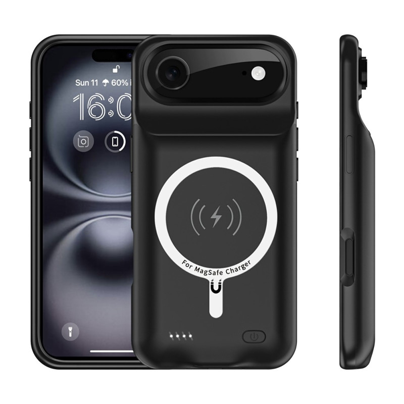 For iPhone Air 6000mAh oppladbart batterideksel Ladetui Powerbank