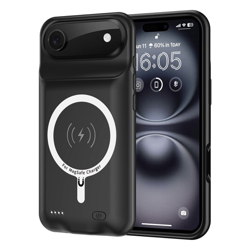 For iPhone Air 6000mAh Rechargeable Battery Shell Charging Case Powerbank