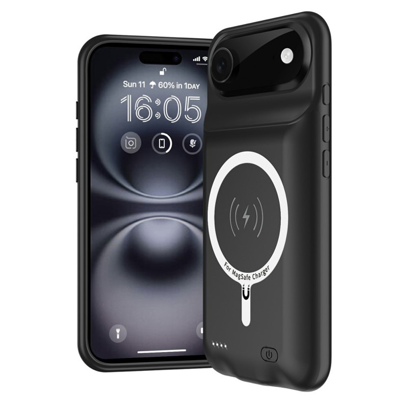 For iPhone Air 6000mAh Rechargeable Battery Shell Charging Case Powerbank