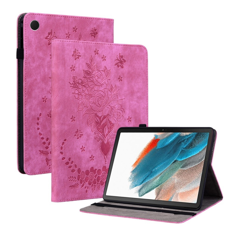 For Samsung Galaxy Tab A11 Case Cover Rose Flower Imprint - Rose