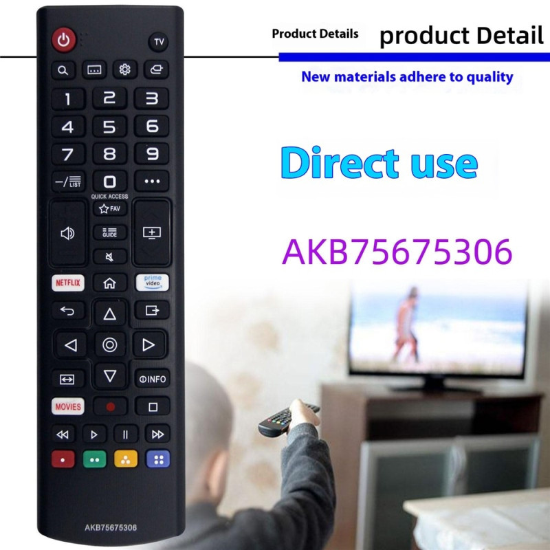 TV remote control Replacement for AKB75675306 For LG TV