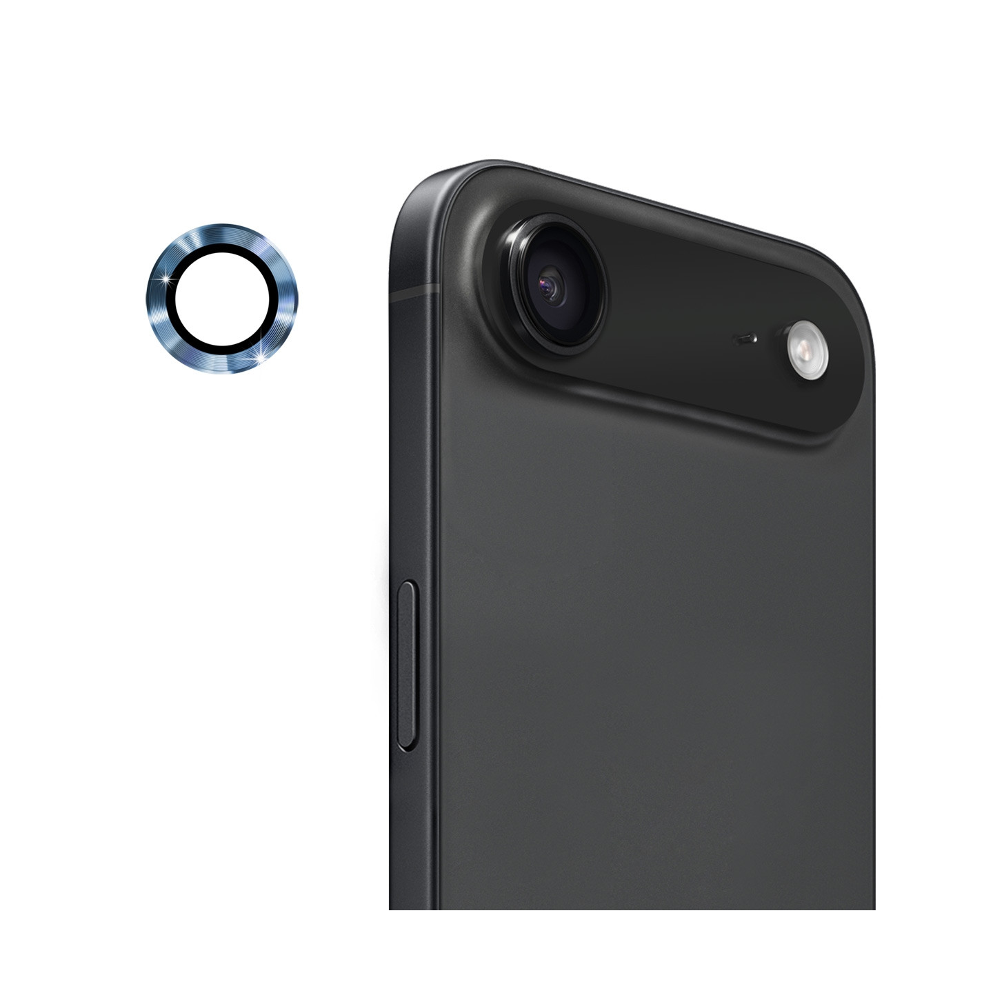 Til iPhone Air Kameralinsebeskytter ENKAY Hat-Prince Metallring Linsefilm