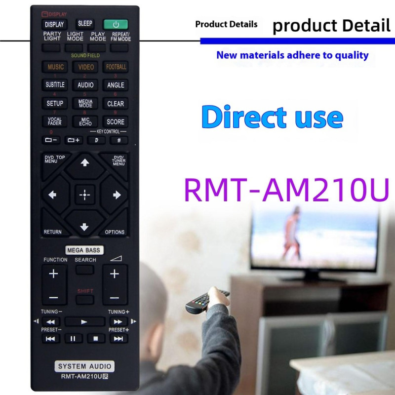 Udskiftning af fjernbetjening RMT-AM210U til Sony Home Audio System
