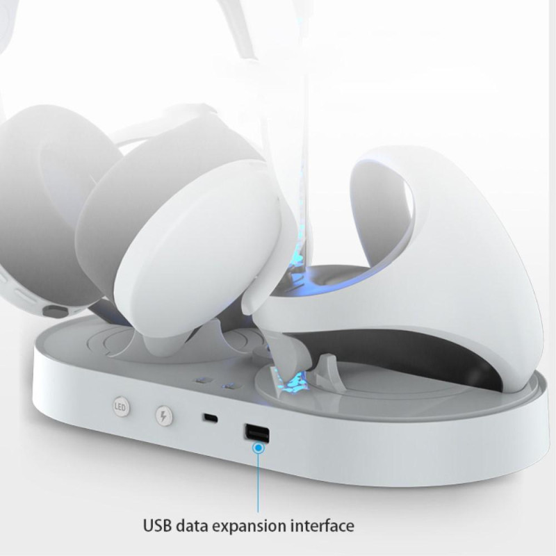 For PS5 VR - hodetelefon+kontroller Ladestativ